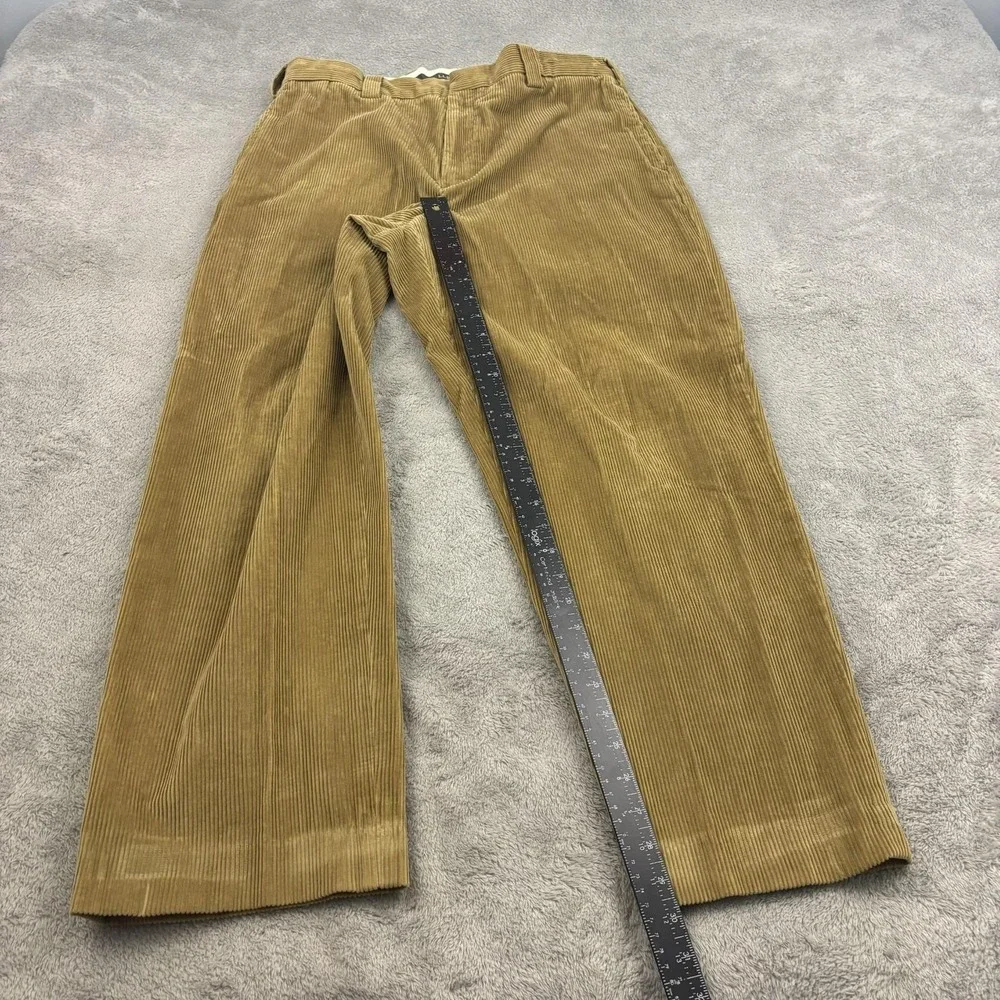 VTG LL Bean Corduroy Natural Fit Pants Mens 34x30 Tan Baggy 90s Skater Gorpcore‎